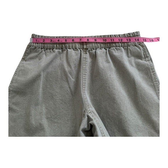 Rugged Terrain Vintage Khaki Green Drawstring Elastic Waist Shorts - Size Small - Picture 9 of 12